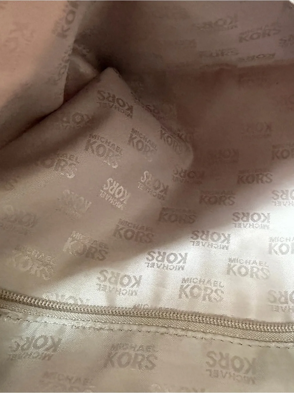 Michael Kors Tan Pebbled Leather Hobo Shoulder Bag